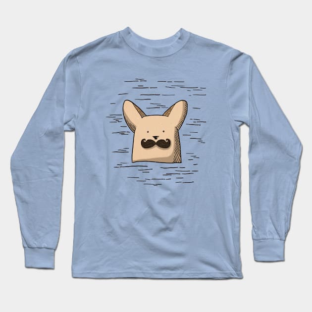 Movember - Pembroke Welsh Corgi Edition Long Sleeve T-Shirt by CorinnaSchlachter